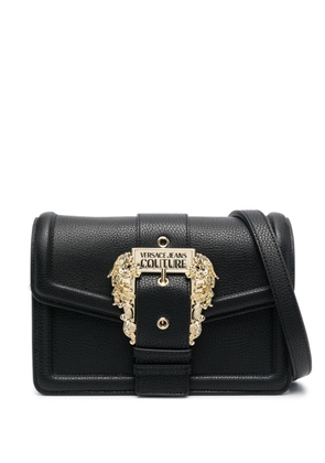 Versace Jeans Couture baroque-buckle satchel bag - Black
