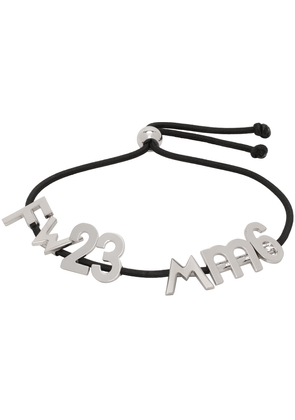 MM6 Maison Margiela Black Letter Collection Bracelet