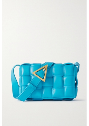 Bottega Veneta - Cassette Small Padded Intrecciato Leather Shoulder Bag - Blue - One size