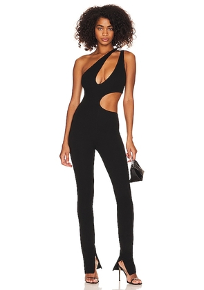 h:ours Ryleigh Jumpsuit in Black. Size XL.
