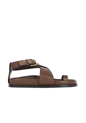 A.EMERY Dula Sandal in Walnut - Brown. Size 35 (also in 36, 37, 38, 39, 40, 41).