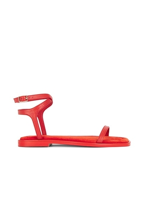A.EMERY Viv Sandal in Poppy Suede - Red. Size 35 (also in 36, 37, 38, 39, 40).