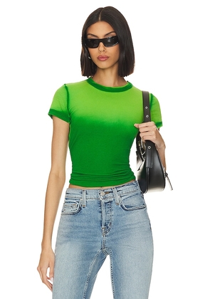COTTON CITIZEN The Verona Tee in Green. Size M, XS.