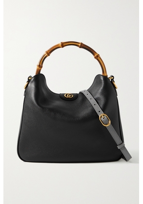 Gucci - Diana Leather Shoulder Bag - Black - One size