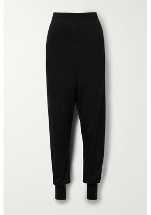 The Row - Dalbero Tapered Linen And Silk-blend Pants - Black - x small,small,medium,large,x large