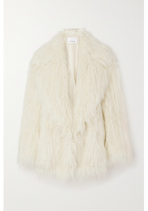 The Frankie Shop - Liza Faux Fur Jacket - Off-white - XS/S,M/L