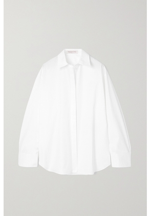Valentino Garavani - Oversized Cotton-poplin Shirt - White - IT36,IT38,IT40,IT42,IT44,IT46,IT48,IT50