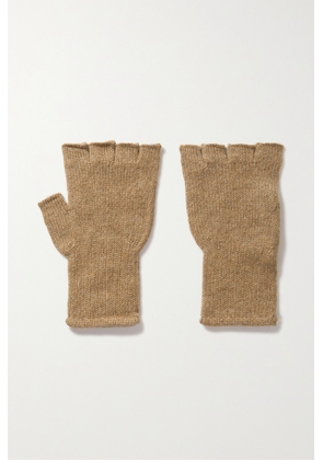 The Elder Statesman - Cashmere Fingerless Gloves - Neutrals - One size