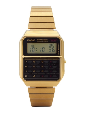 Casio CA500 Series Watch in Metallic Gold.