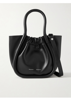 Proenza Schouler - Extra Small Ruched Leather Tote - Black - One size