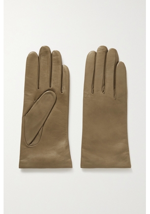Agnelle - Ines Leather Gloves - Green - 6.5,7,7.5,8,8.5