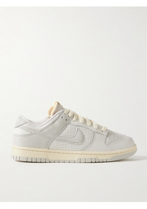 Nike - Dunk Low Waffle-knit, Suede And Leather Sneakers - Ecru - US5,US5.5,US6,US6.5,US7,US7.5,US8,US8.5,US9,US9.5,US10,US10.5,US11,US11.5
