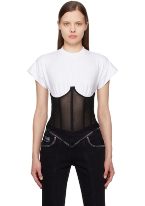 Versace Jeans Couture White & Black Warranty T-Shirt