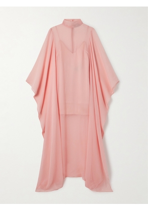 Taller Marmo - Lanzarote Silk-crepon Gown - Pink - IT36,IT38,IT40,IT42,IT44,IT46,IT48