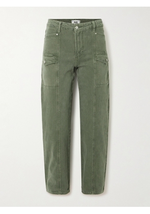 PAIGE - Alexis Cargo Jeans - Green - 23,24,25,26,27,28,29,30,31,32