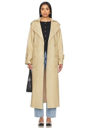AEXAE Trench Coat in Beige. Size M, S, XS.