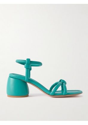 Gianvito Rossi - Cassis 60 Leather Sandals - Blue - IT36,IT36.5,IT37,IT37.5,IT38,IT38.5,IT39,IT39.5,IT40,IT40.5,IT41,IT41.5,IT42