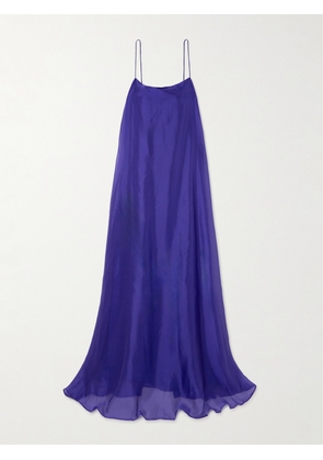 STAUD - Delfina Organza Maxi Dress - Purple - x small,small,medium,large,x large