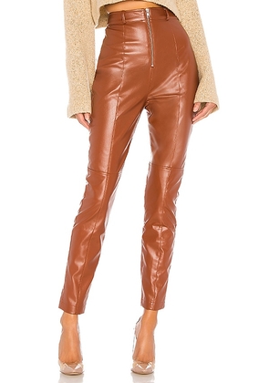 Lovers and Friends Georgie Pant in Brown. Size S, XS, XXS.