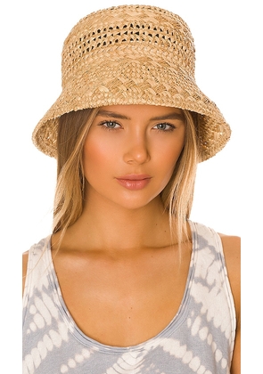 Lack of Color The Inca Bucket Hat in Neutral. Size S.