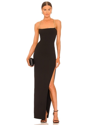 Nookie Estella Gown in Black. Size M, S, XL/1X, XS.