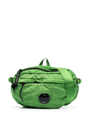 C.P. Company Nylon B Lens-detail crinkled belt bag - Green