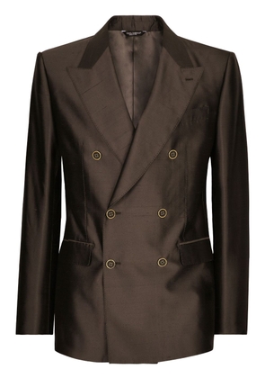 Dolce & Gabbana double-breasted suit - Brown