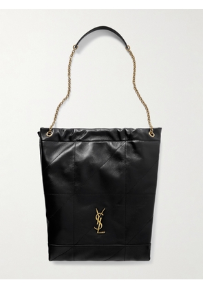 SAINT LAURENT - Jamie 4.3 Embellished Quilted Leather Shoulder Bag - Black - One size