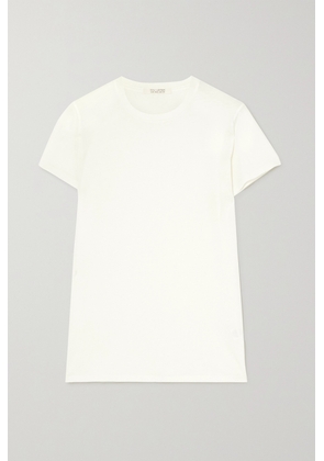 Nili Lotan - Lana Supima Cotton-jersey T-shirt - Ecru - x small,small,medium,large,x large