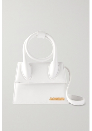 Jacquemus - Le Chiquito Noeud Leather Shoulder Bag - White - One size