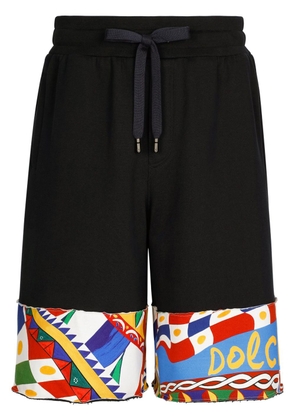 Dolce & Gabbana abstract-pattern bermuda shorts - Black