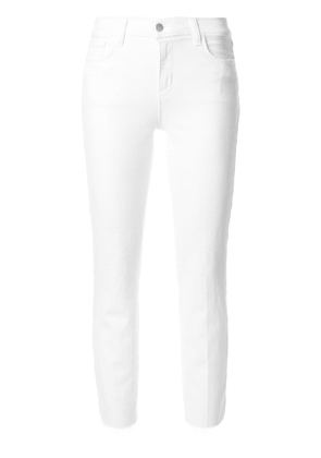 L'Agence cropped jeans - White