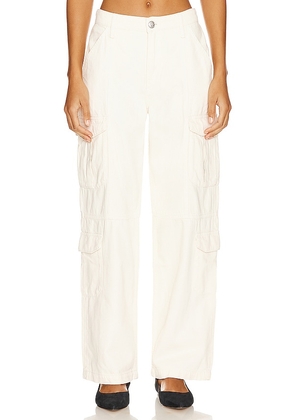 Rag & Bone Featherweight Cailyn Cargo in Ivory. Size 26, 29, 30, 31.