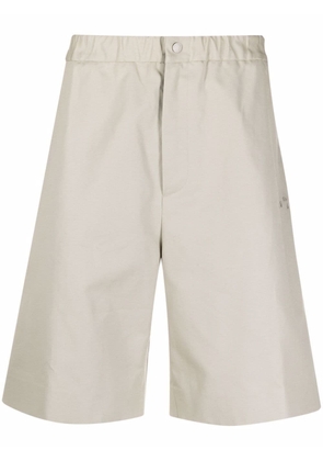 Off-White elasticated Bermuda shorts - Neutrals