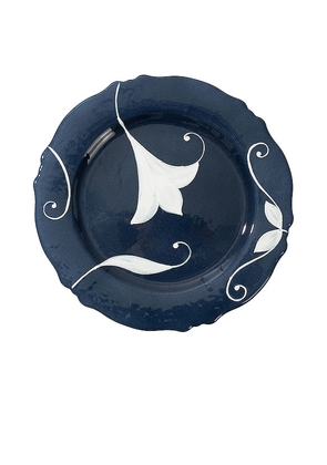 Vaisselle Ivy Main Plate in Navy.
