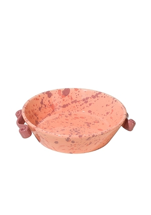 Vaisselle A Table Serving Salad Bowl in Coral.