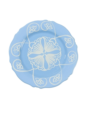 Vaisselle Ivy Main Plate in Blue.