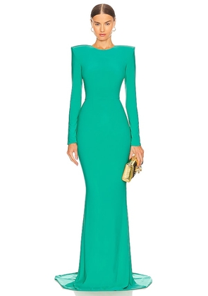 Zhivago Forte Gown in Teal. Size 6.