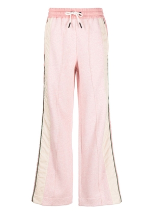 Moncler Grenoble straight-leg cotton track pants - Pink