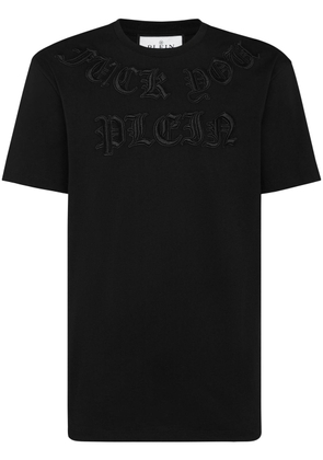 Philipp Plein Gothic logo-patch T-shirt - Black