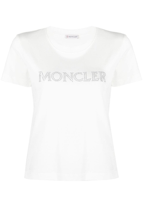 Moncler logo-embellished cotton T-shirt - White
