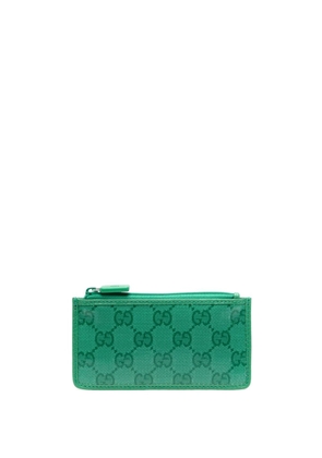 Gucci GG Crystal leather cardholder - Green