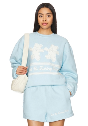 The Mayfair Group Just Be Fucking Kind Sweatshirt in Baby Blue. Size M/L, S/M, XS.