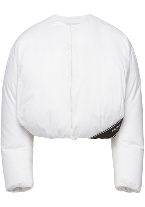Prada cropped down jacket - White