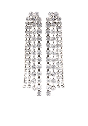 ISABEL MARANT crystal-embellished dangle earrings - Silver