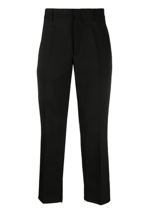 Off-White cropped straight-leg trousers - Black
