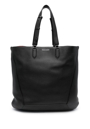 Alexander McQueen The Edge leather tote bag - Black