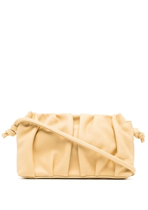 Elleme mini Vague leather crossbody bag - Yellow