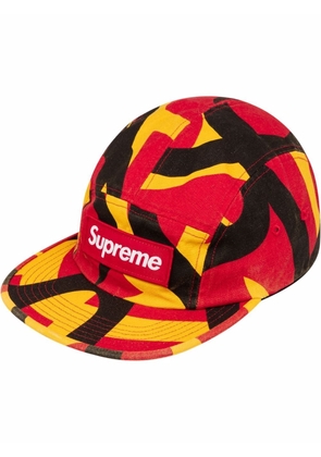 Supreme Military print camp cap - Red