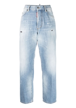 Dsquared2 bleached-wash cropped jeans - Blue